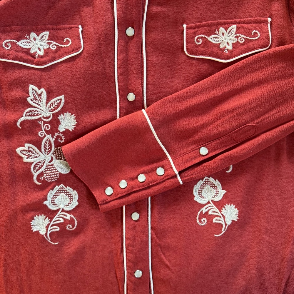 Stetson Western Shirt with Pearl Snaps - Picture 4 of 6